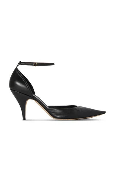 THE ROW LIISA LEATHER D'ORSAY PUMPS