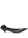 The Row Brown Liisa Kitten Heels