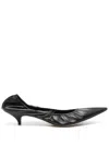 The Row Brown Liisa Kitten Heels In Brown