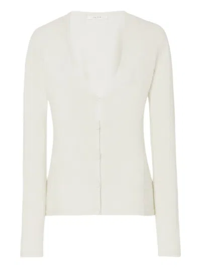 The Row V-neck Cashmere Cardigan