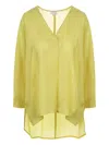 The Row V-neck Long-sleeve Blouse