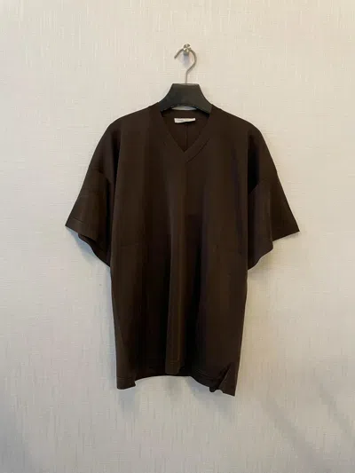The Row V-neck T-shirt In Black