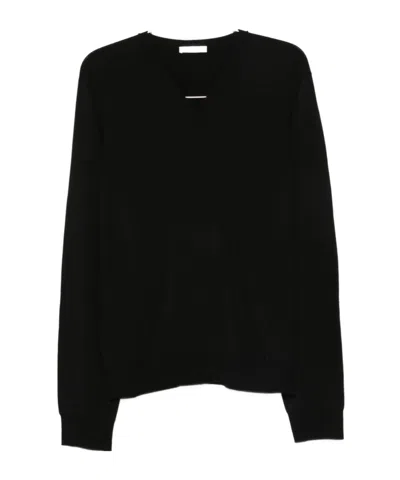 THE ROW V-NECK WOOL SWEATER