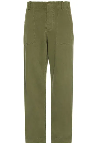 The Row Valerio Pant In Green