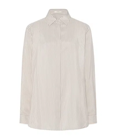 The Row Vanda Shirt In Silk
