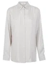 The Row Vanda Striped Silk Shirt