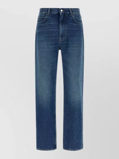 The Row Vanya Denim Jeans Straight Leg Design In Multi