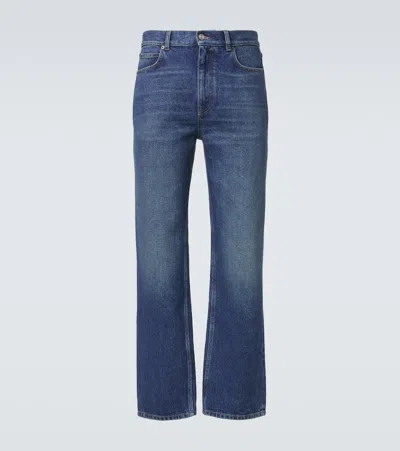 The Row Vanya Faded Wide-leg Jeans In Blue