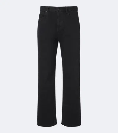 The Row Vanya Straight Jeans In Black