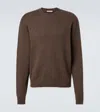 The Row Crew-neck Long-sleeves Sweater In Brown