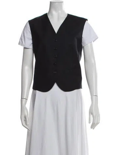 Pre-owned The Row Vega Vest Wool Vest In Grey