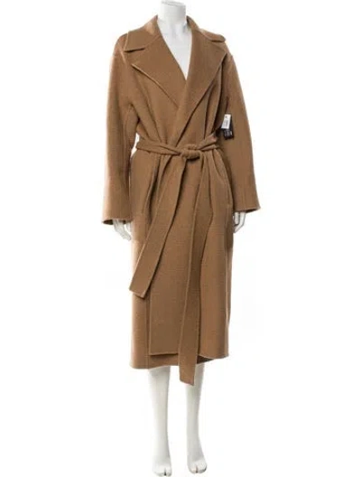 Pre-owned The Row Verlain Virgin Wool Trench Coat W/ Tags In Neutral