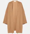The Row Verlain Wool Jacket In Brown