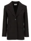 The Row Single-breasted Blazer In Brown