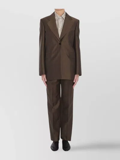 THE ROW VERMONT SINGLE-BREASTED STRUCTURED JACKET WITH BACK VENT