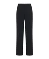 The Row Vesco Freshly Cut Wool Pants In Black
