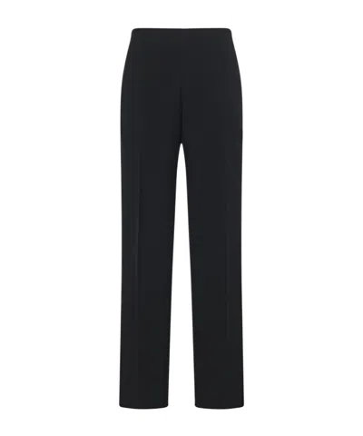 The Row Vesco Freshly Cut Wool Pants In Black