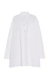 The Row Victoria Cotton Poplin Long Shirt