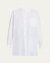 The Row Victoria Oversized Button-front Shirt In White
