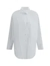 The Row Victoria Oversized Shirt In White