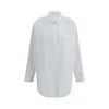The Row Victoria Oversized Shirt In White