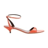 The Row 'vika' Open Toe Sandals In Orange