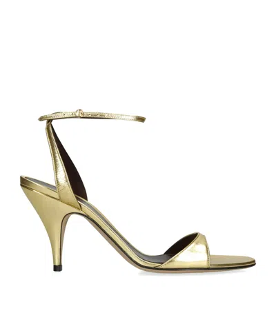 The Row Vika Sandal In Gold