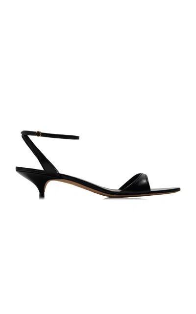 THE ROW VIKA LEATHER SANDALS