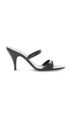 The Row Open-toed High-heeled Sandals In Black