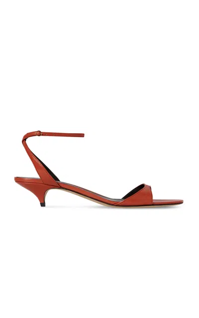 THE ROW VIKA LEATHER SANDALS