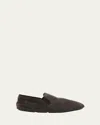 The Row Vincit Slip-on Shoe In Wfa Wafer Brown