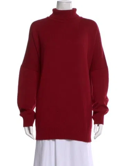 Pre-owned The Row Vinicious Sweater Cashmere Sweater In Red