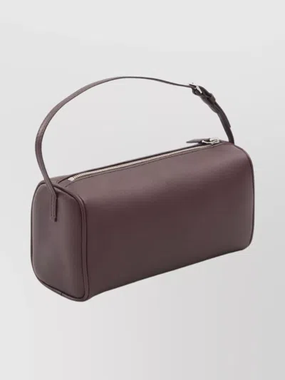 The Row Vintage Cylindrical Leather Tote Bag