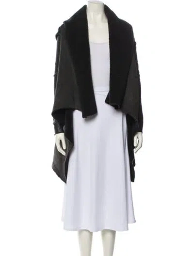 Pre-owned The Row Vintage Shearling Fur Jacket In Black
