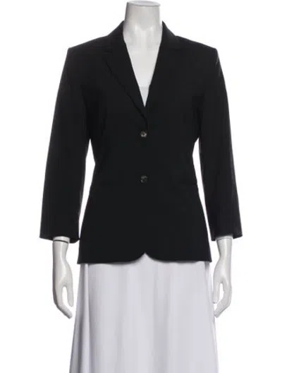 Pre-owned The Row Vintage Virgin Wool Blazer In Black