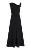 The Row Violetta Silk Dress In Black