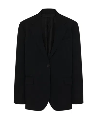The Row Viper Single-breasted Blazer In Black