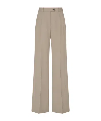 The Row Virgil Pant In Wool In Neutral