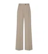 The Row Virgil Wool Trousers In Brown