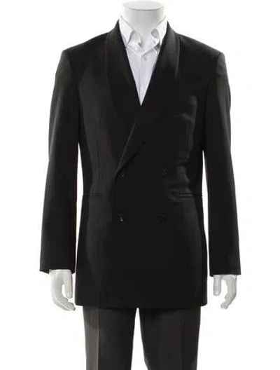 Pre-owned The Row Virgin Wool Blazer In Black