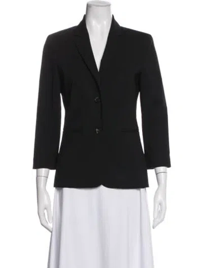 Pre-owned The Row Virgin Wool Blazer In Blue