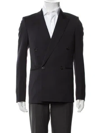 Pre-owned The Row Virgin Wool Blazer In Blue