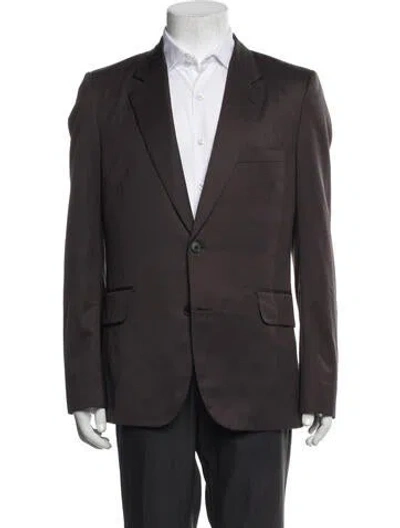 Pre-owned The Row Virgin Wool Blazer In Brown