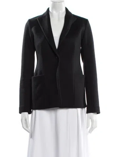 Pre-owned The Row Virgin Wool Blazer In Gray