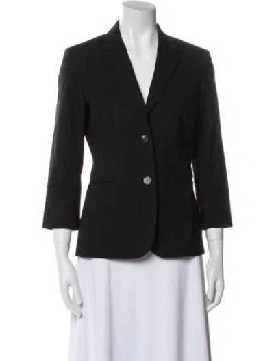 Pre-owned The Row Virgin Wool Blazer In Gray