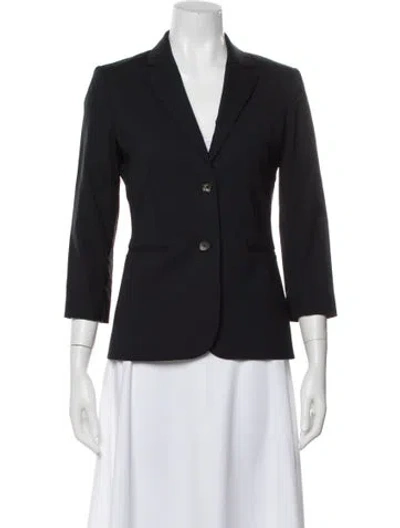 Pre-owned The Row Virgin Wool Blazer In Gray