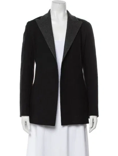 Pre-owned The Row Virgin Wool Blazer In Gray