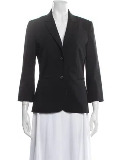 Pre-owned The Row Virgin Wool Blazer In Gray