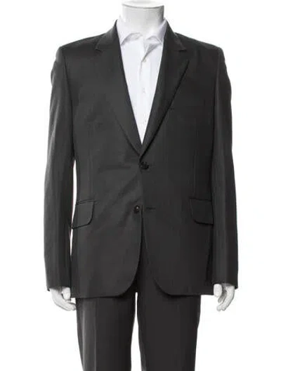 Pre-owned The Row Virgin Wool Blazer In Grey