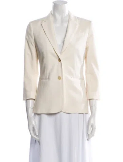 Pre-owned The Row Virgin Wool Blazer In Neutral